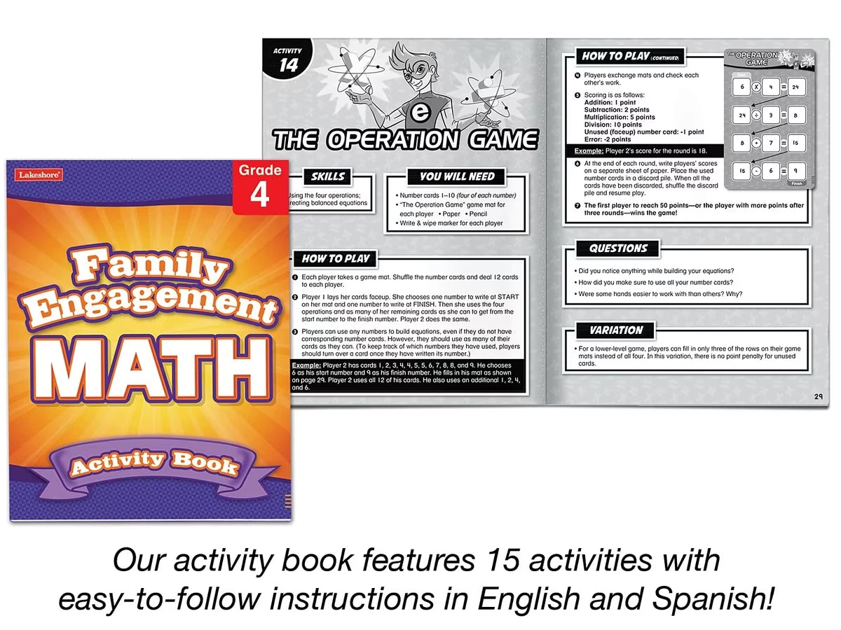 Family Engagement Math Pack - Gr. 4 - US 5667