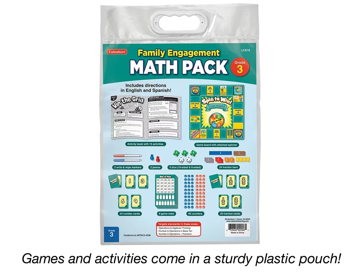 Family Engagement Math Pack - Gr. 3 - US 7289
