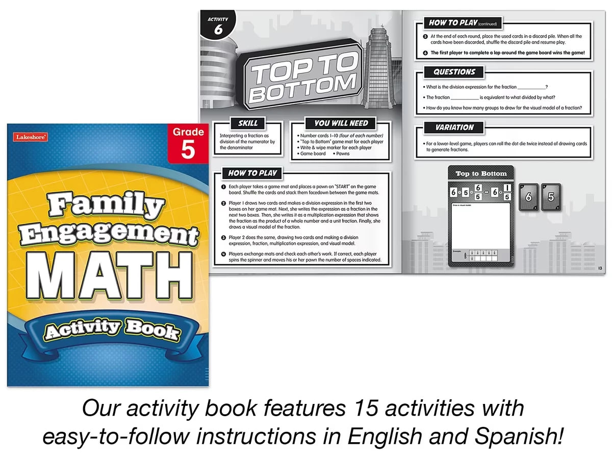 Family Engagement Math Pack - Gr. 5 - US 5961