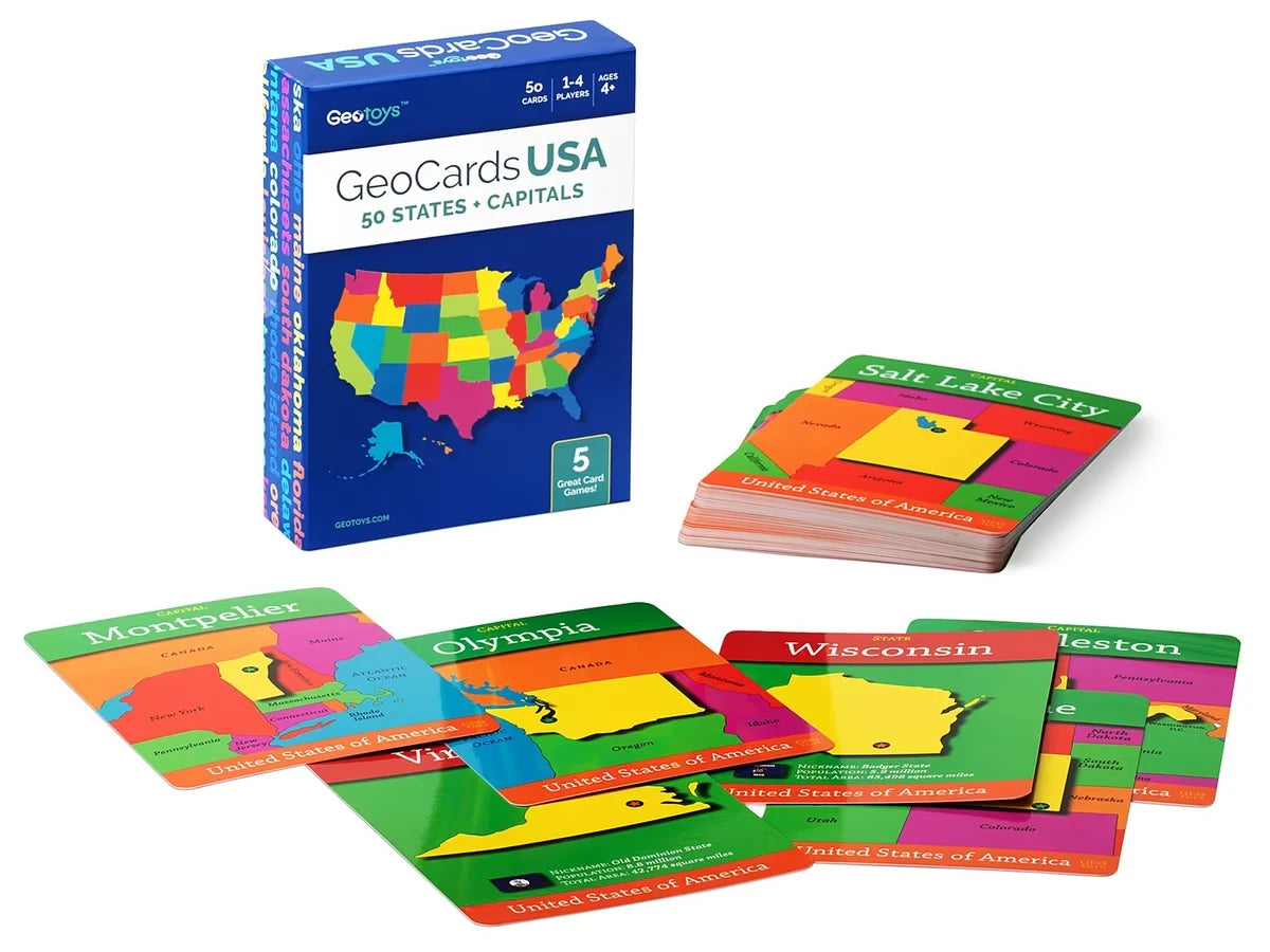 U.S.A. GeoCard Game - US 1403