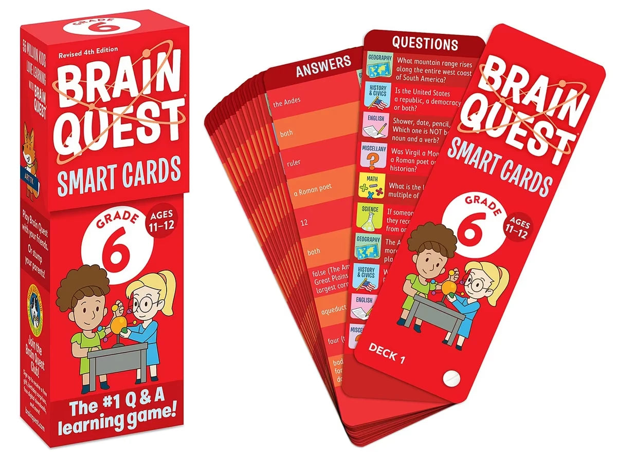 Brain Quest Challenge Cards - Gr. 6 - US 2639