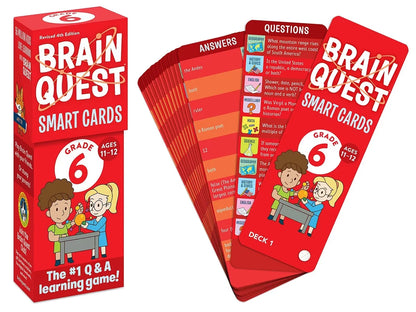 Brain Quest Challenge Cards - Gr. 6 - US 2639