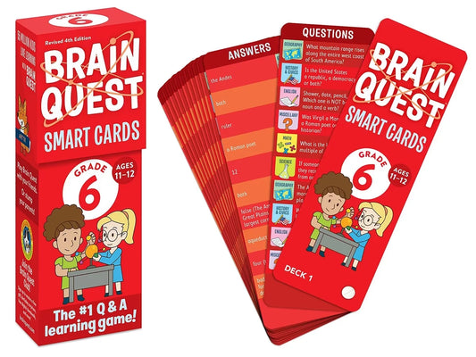 Brain Quest Challenge Cards - Gr. 6 - US 2639
