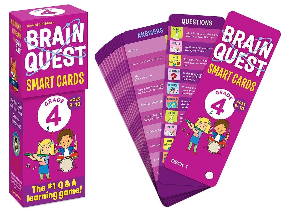 Brain Quest Challenge Cards - Gr. 4 - US 6761