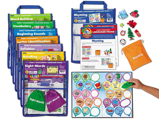 Family Engagement Language Packs - Preschool-Kindergarten - Complete Set - US 9088