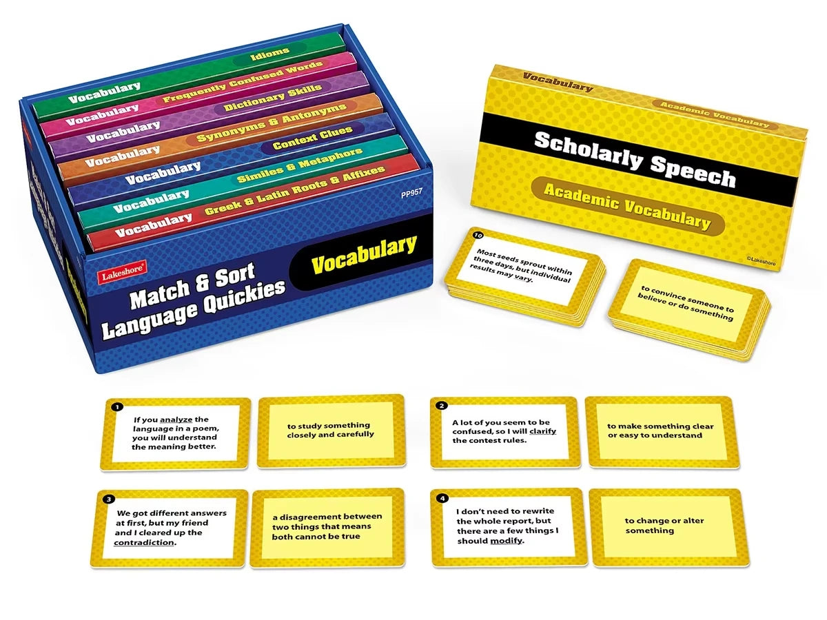 Match & Sort Vocabulary Quickies - Gr. 4-5 - US 7687