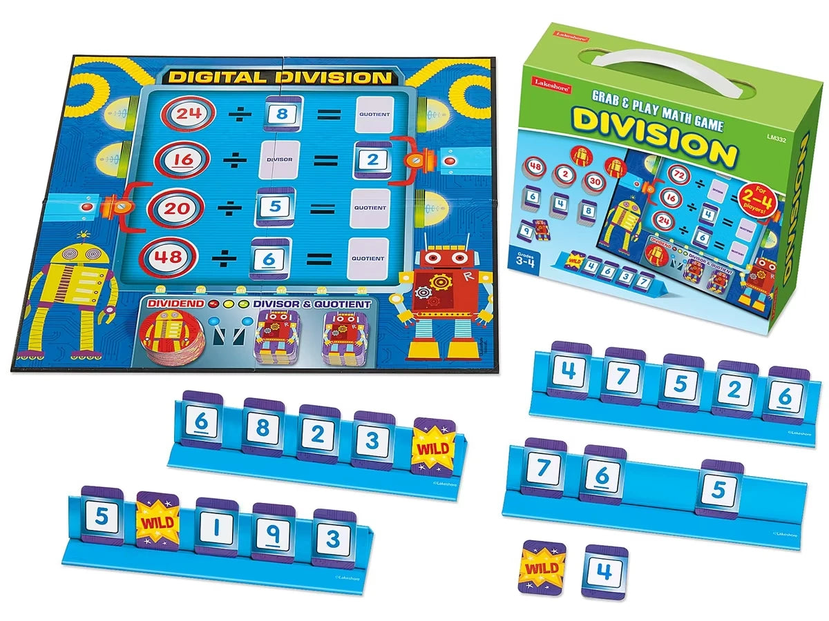 Division Grab & Play Game - Gr. 3-4 - US 7268