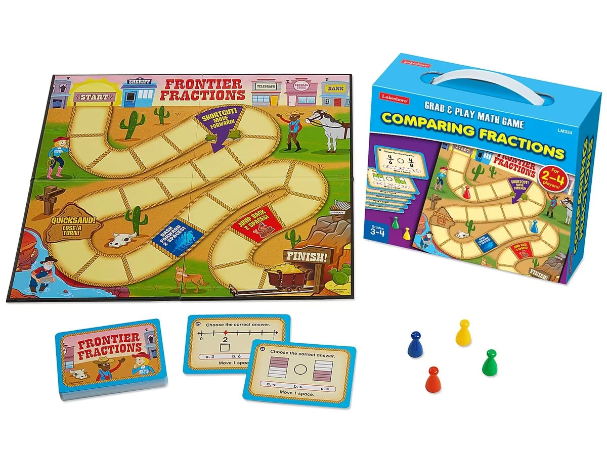 Comparing Fractions Grab & Play Game - Gr. 3-4 - US 6239