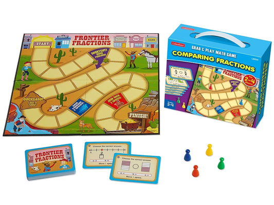 Comparing Fractions Grab & Play Game - Gr. 3-4 - US 6239