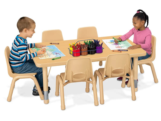 Heavy-Duty Adjustable Rectangular Tables - US 4810