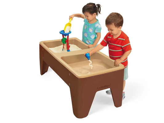 Toddler Two-Station Sand & Water Table - Natural Colors - US 3071