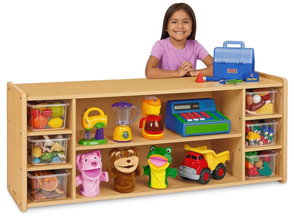 Heavy-Duty Low Cubbies & Shelves Storage Unit - US 5766
