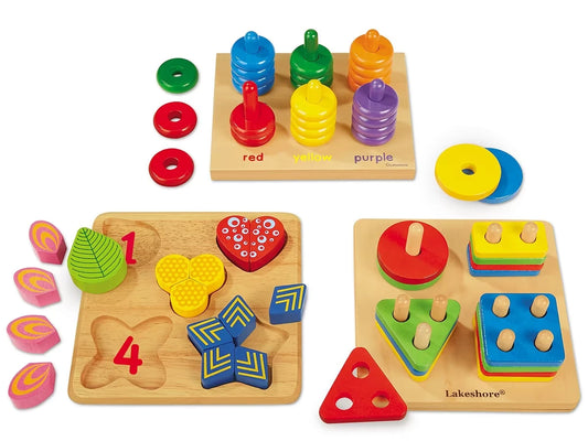 Classic Hardwood Activity Boards - Complete Set - US 3830