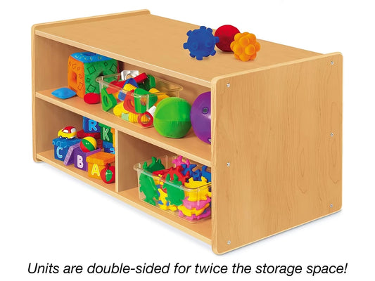Heavy-Duty Toddler Double-Sided Storage Unit - US 6317