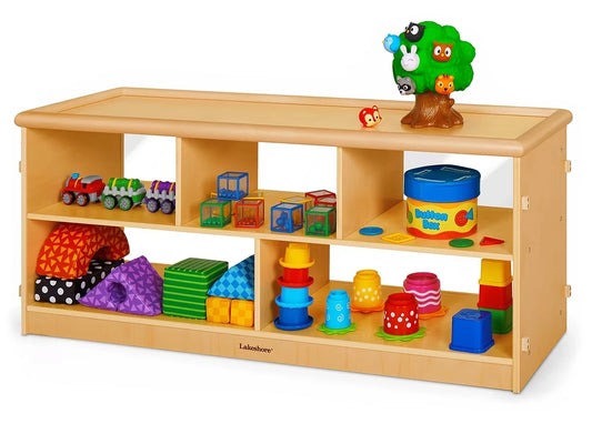 Play-Top Connective Storage Unit with Acrylic Back - US 8060