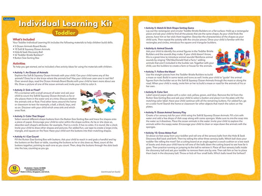 Toddler Individual Learning Kit - US 2578