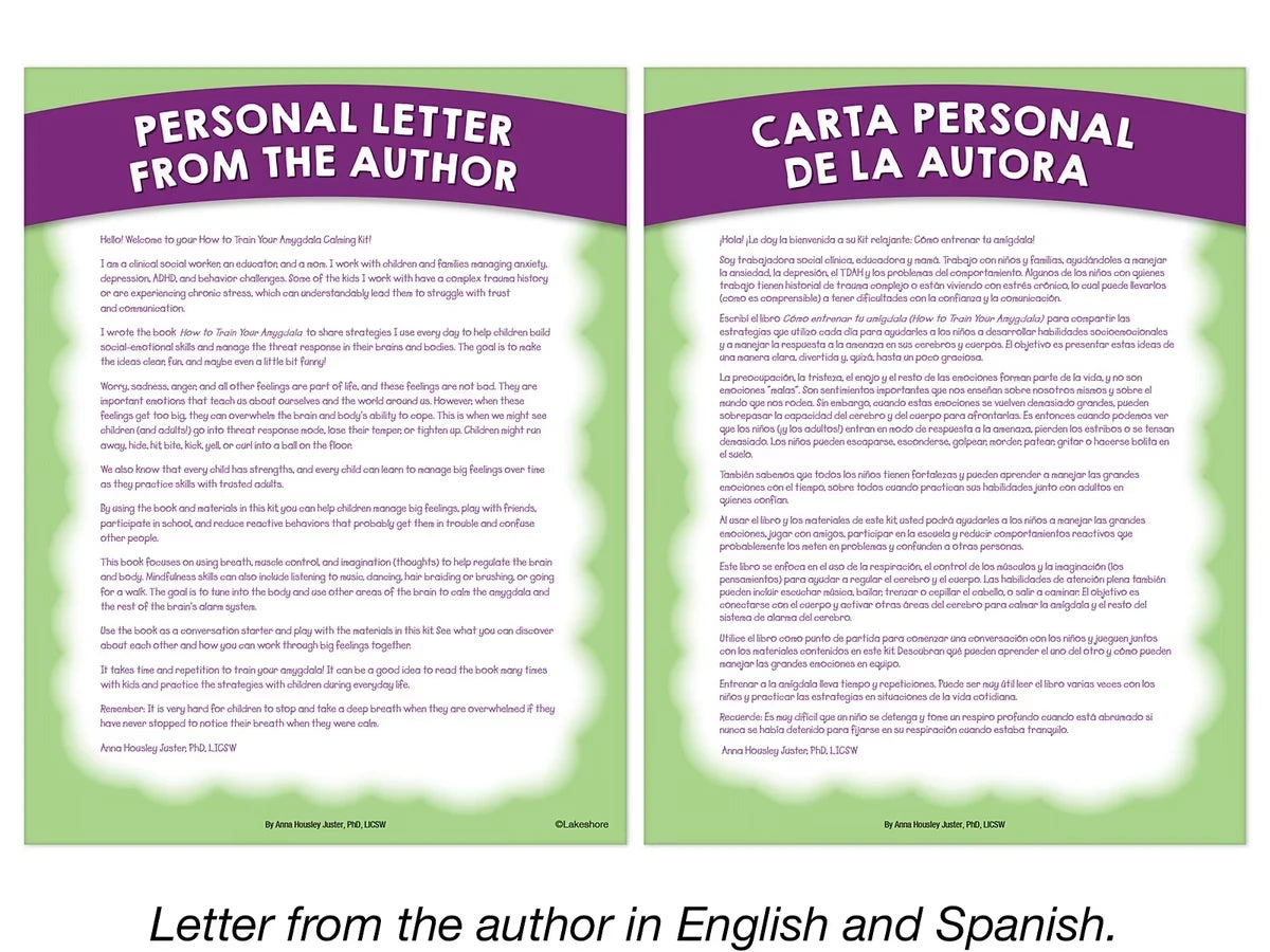 How to Train Your Amygdala Bilingual Calming Kit - US 7422