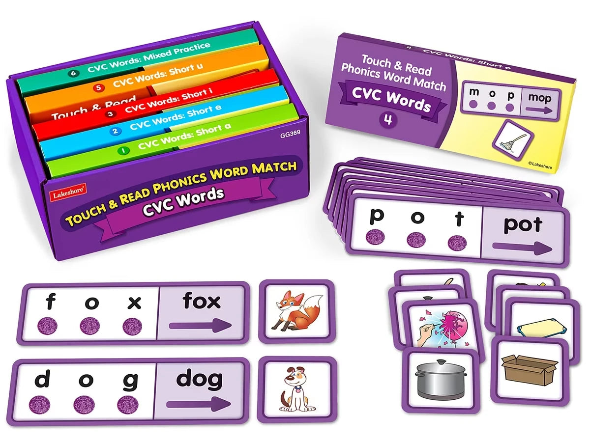 Touch & Read CVC Words Match - US 6685