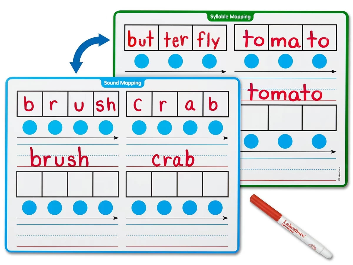 Word Mapping Write & Wipe Boards - US 7757