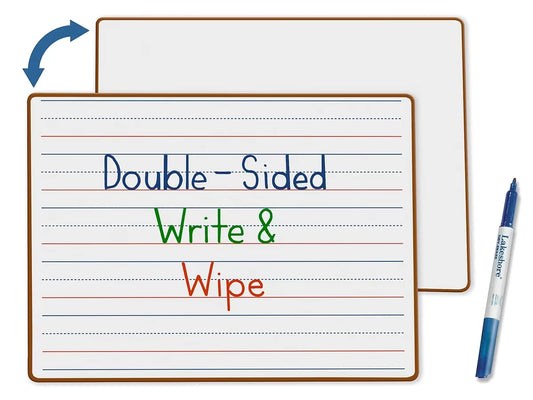 Double-Sided Learn to Print Write & Wipe Board - US 2513