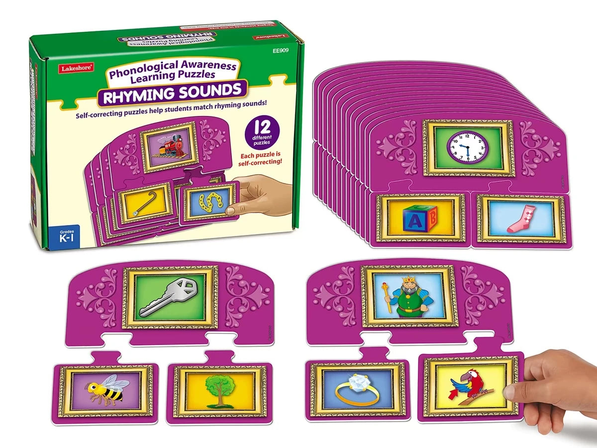 Rhyming Sounds Learning Puzzles - US 7314