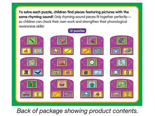Rhyming Sounds Learning Puzzles - US 7314