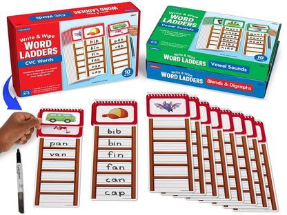 Write & Wipe Word Ladders - Complete Set - US 7197