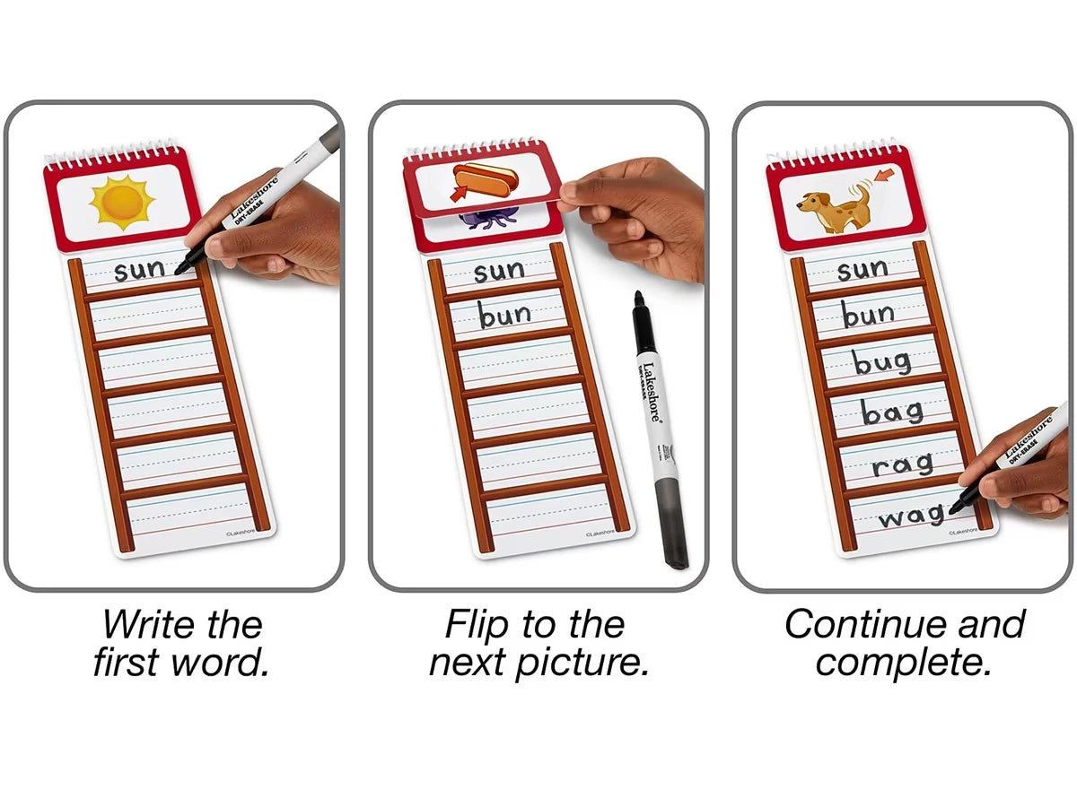 Write & Wipe Word Ladders - Complete Set - US 7197