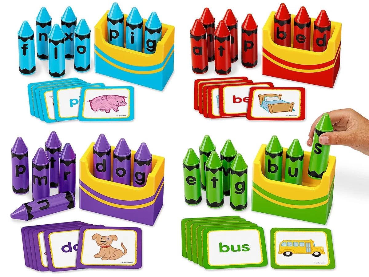 Letter Crayons Word Building Center - US 9107