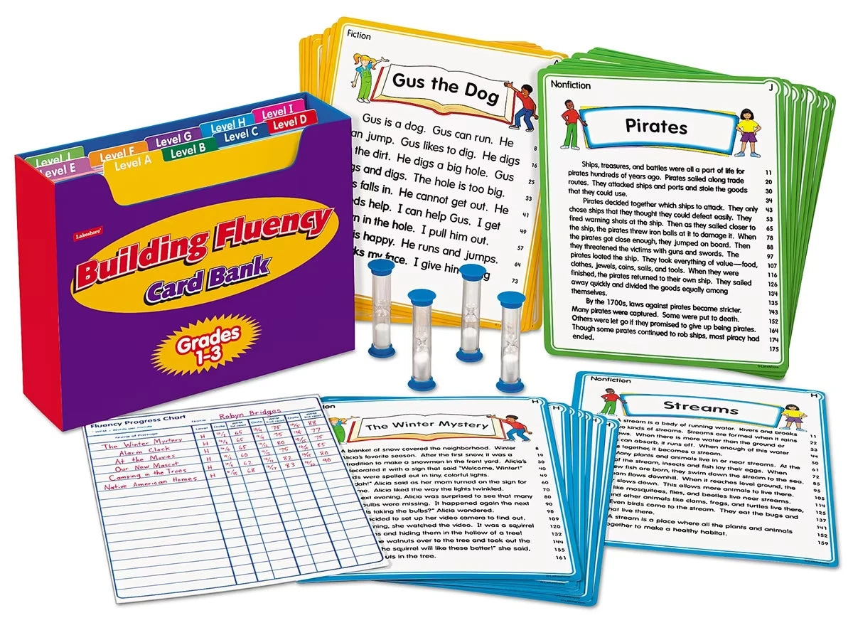Building Fluency Card Bank - Gr. 1-3 - US 4281