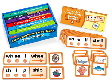 Touch & Read Blends & Digraphs Match - US 2310