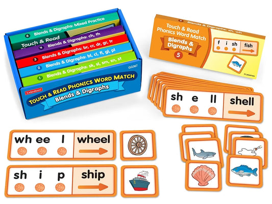 Touch & Read Blends & Digraphs Match - US 2310