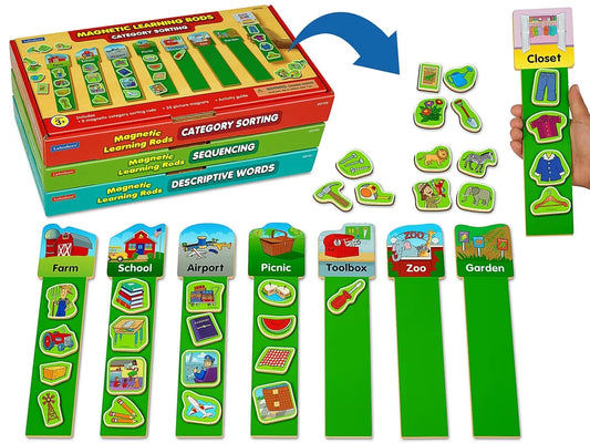 Magnetic Language Rods - Complete Set - US 3667