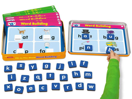 Word Building Magnetic Activity Tin - US 5633