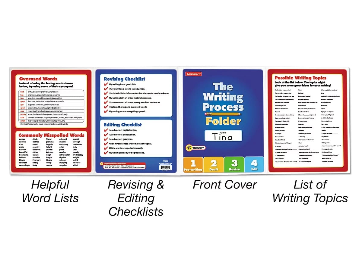The Writing Process Student Folder - US 6257