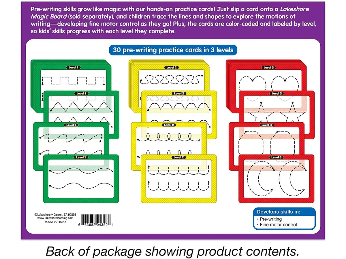 Magic Board Pre-Writing Practice Cards - US 2081