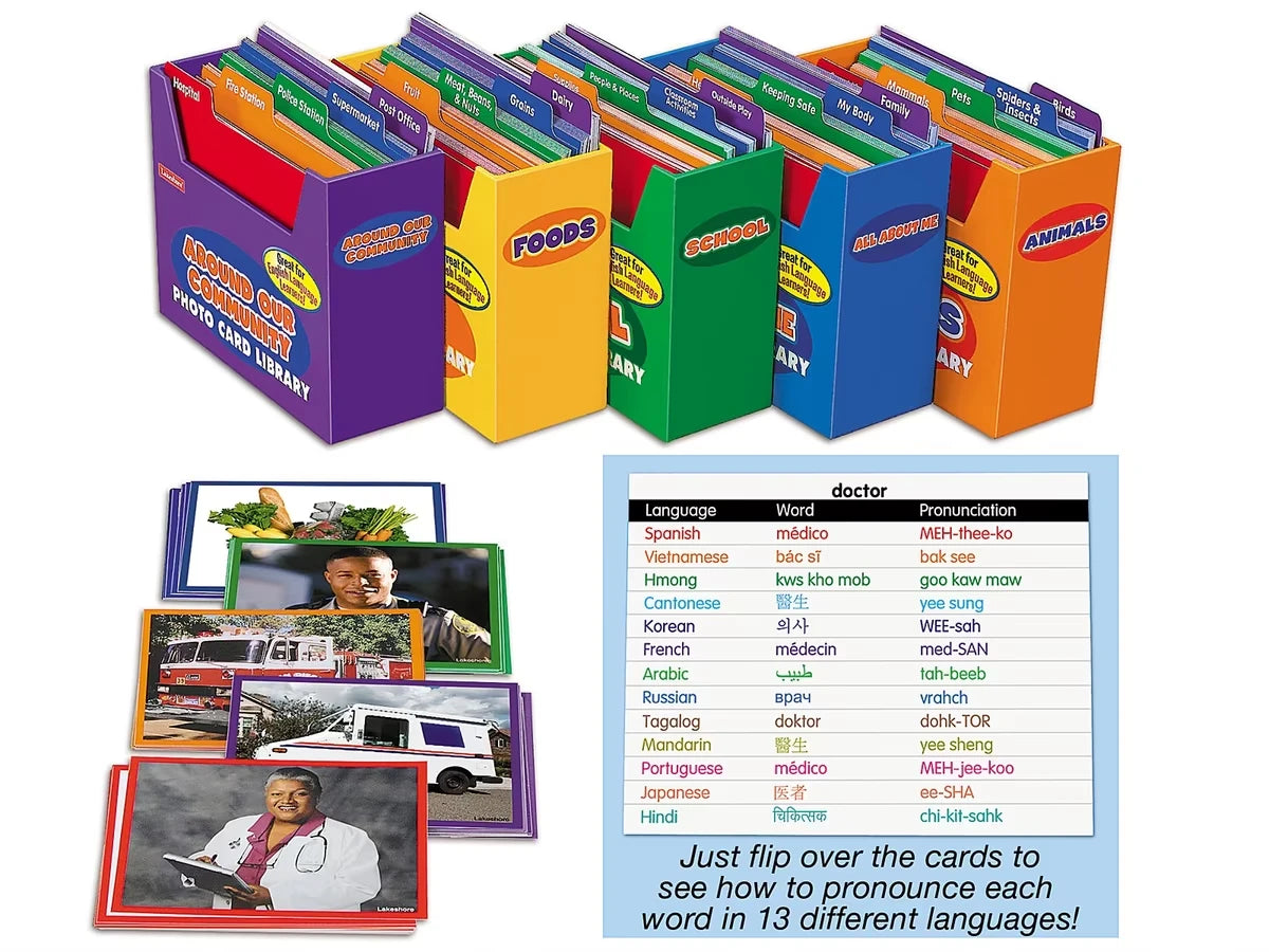Vocabulary Development Photo Card Libraries - Complete Set - US 6877