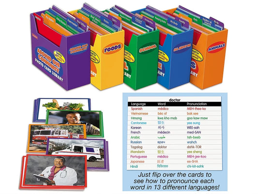 Vocabulary Development Photo Card Libraries - Complete Set - US 6877