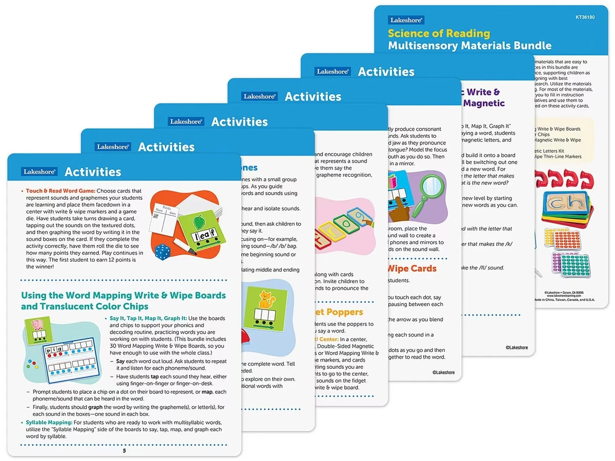 Science of Reading Multisensory Materials Bundle - US 6594