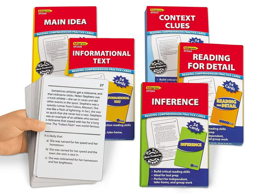 Comprehension Skills Practice Cards - Gr. 3-5 - US 6525