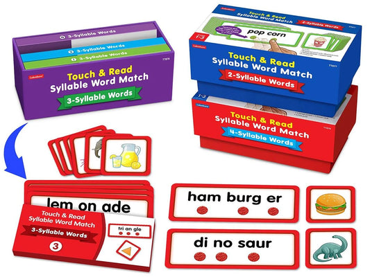 Touch & Read Syllable Word Match - Complete Set - US 2496
