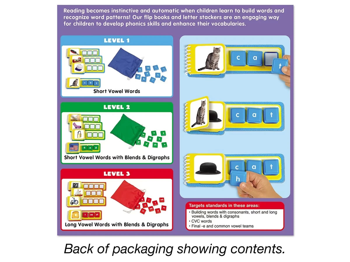 Stack & Build Phonics Flip Books - US 6700