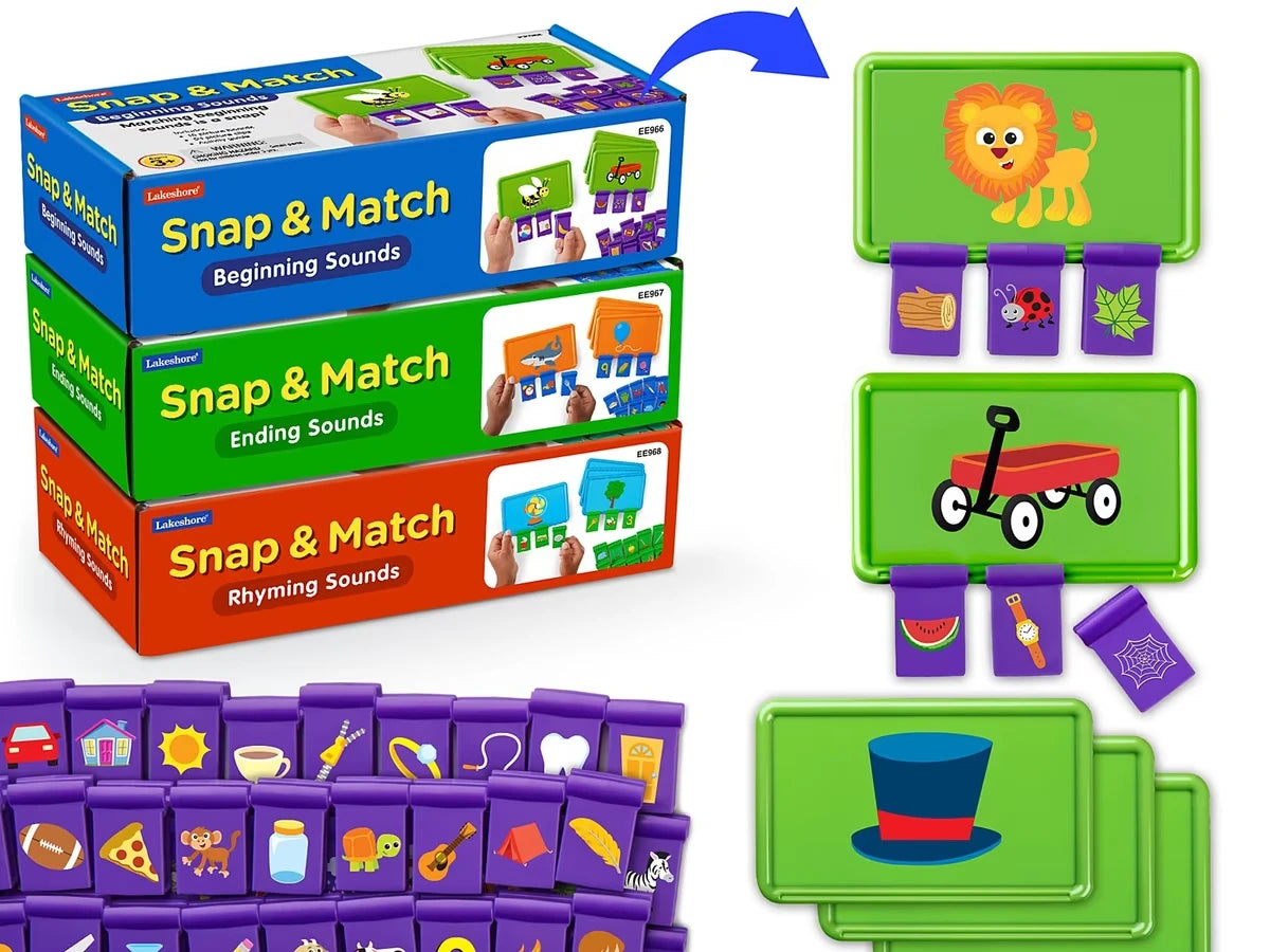 Snap & Match Phonemic Awareness - Complete Set - US 2628