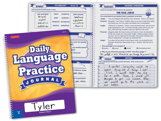 Daily Language Practice Journal - Gr. 4 - US 8863