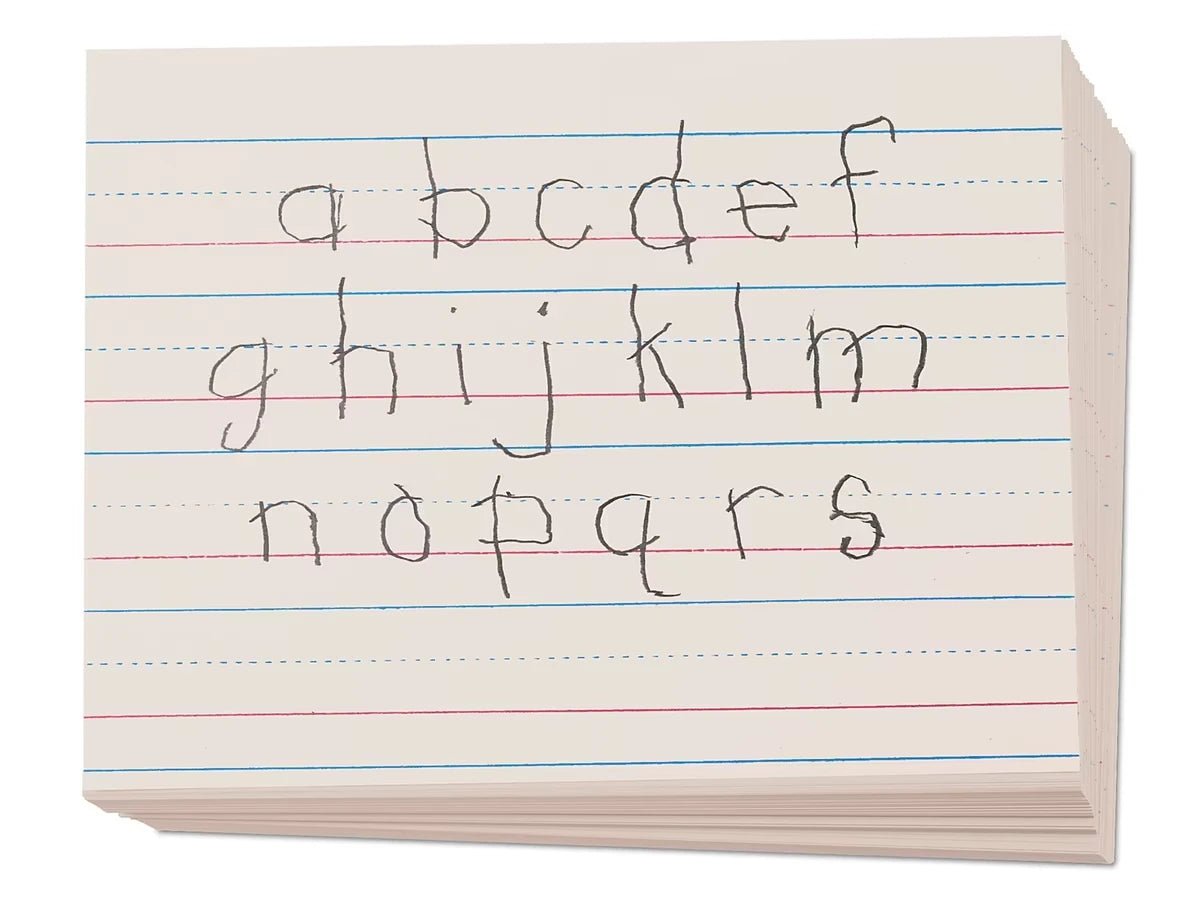 Red Baseline Ruled Newsprint - Pre K-Kindergarten - US 4025