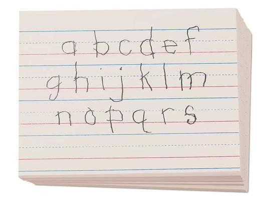 Red Baseline Ruled Newsprint - Pre K-Kindergarten - US 4025