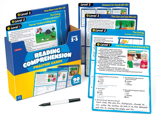 Reading Comprehension Practice Cards - Gr. 2-3 - US 8703