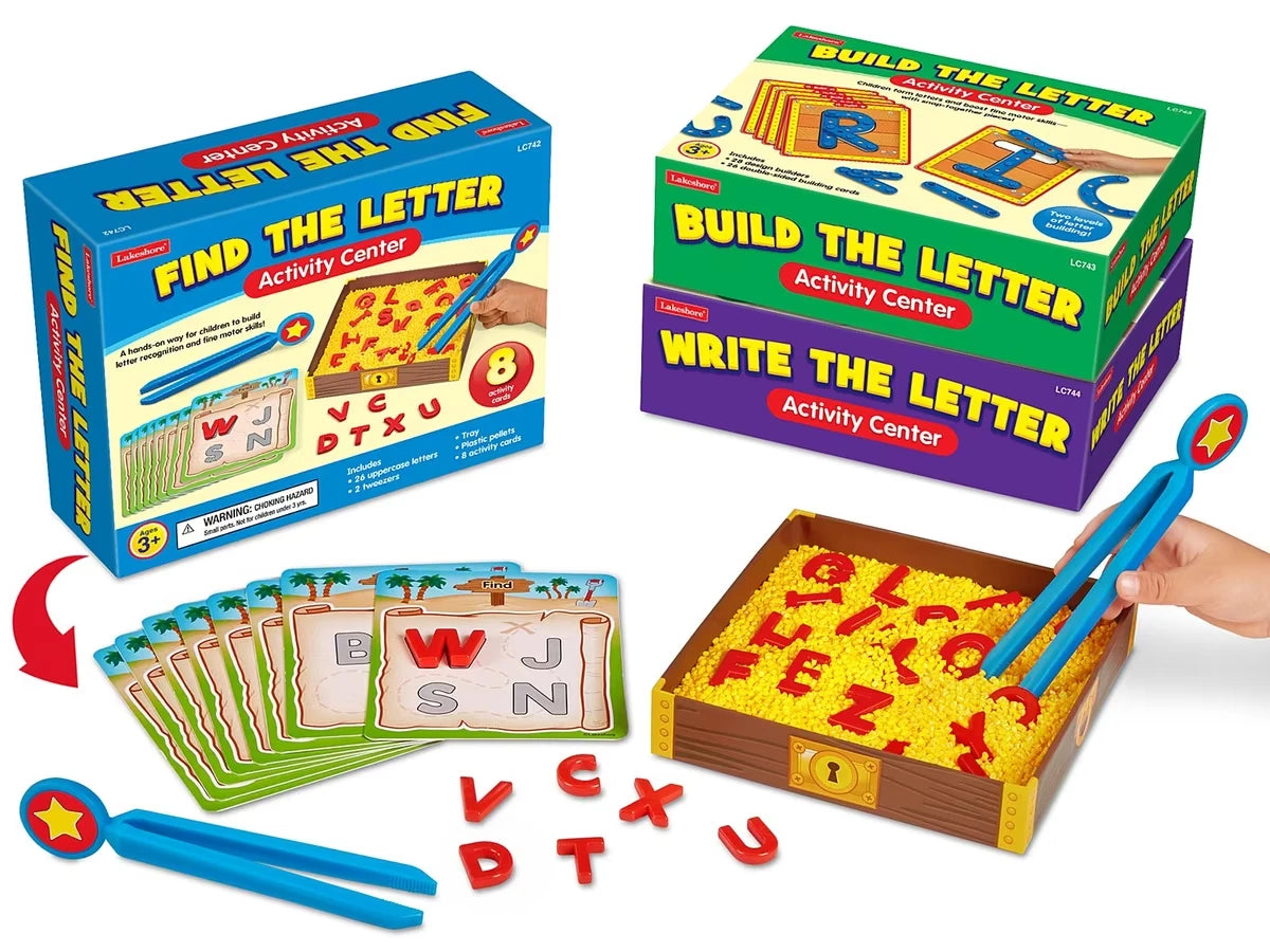 Learning Letters Activity Centers - Complete Set - US 8694
