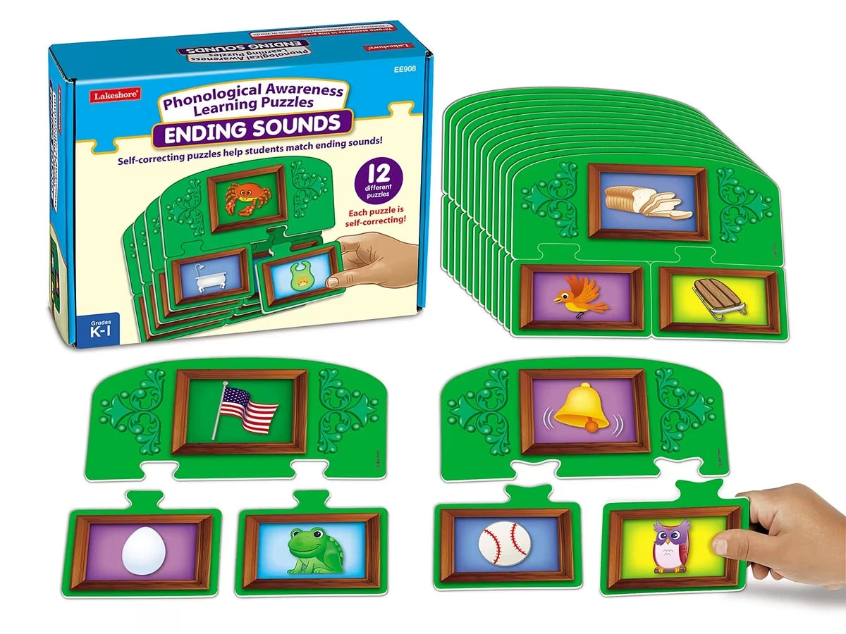 Ending Sounds Learning Puzzles - US 2842