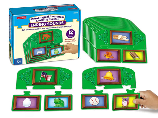 Ending Sounds Learning Puzzles - US 2842